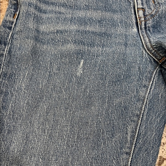 Madewell Classic Blue Straight Leg Jeans - Picture 7 of 15